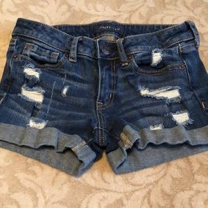 Aeropostale MIDI Jean shorts size 0